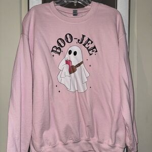 Pink Boo-Jee Ghost Sweatshirt